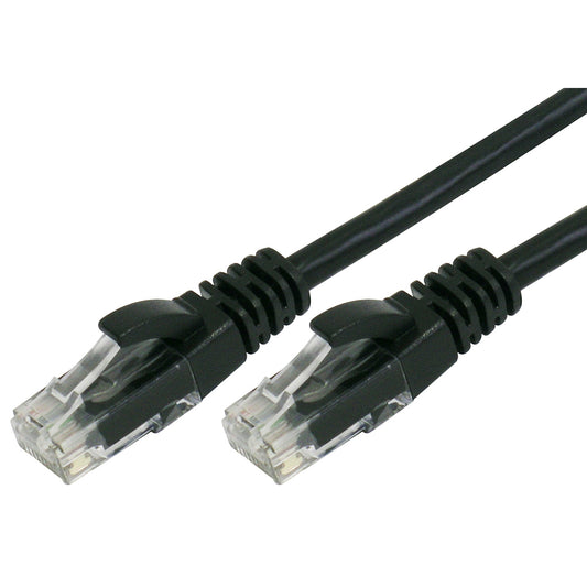 RJ45 CAT6 UTP Ethernet Networking Lan Cable Patch Cord Black