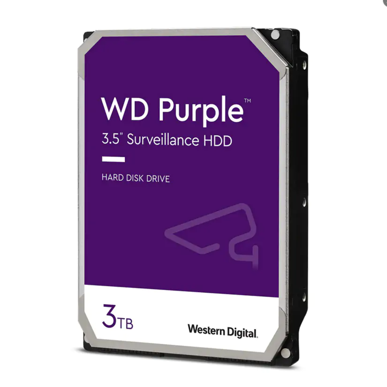 Western Digital WD Purple 3TB 3.5" SATA HDD, WD33PURZ